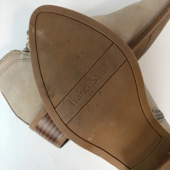 Franco Sarto Suede Ankle Boots Sz 7 - Picture 13 of 13
